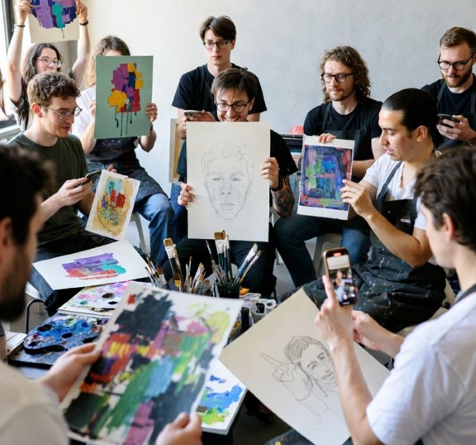 Artists collectively sharing their work online